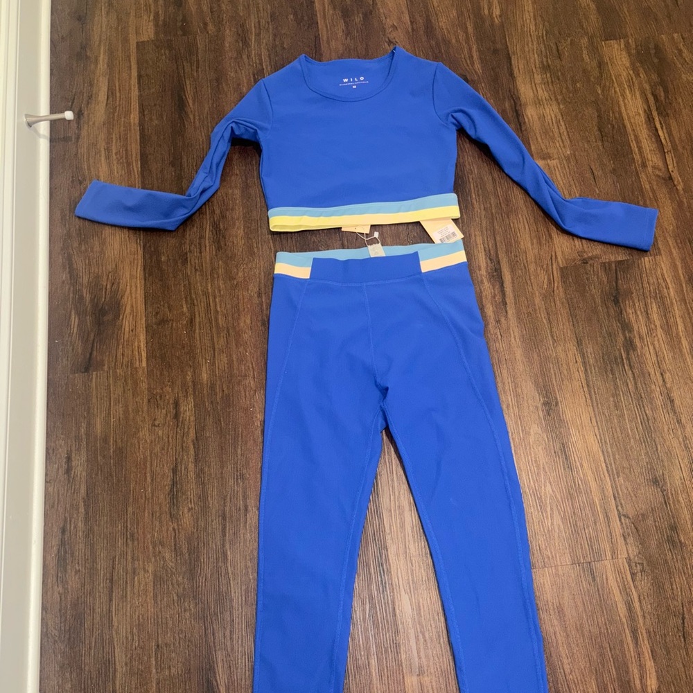 2 piece work out outfit